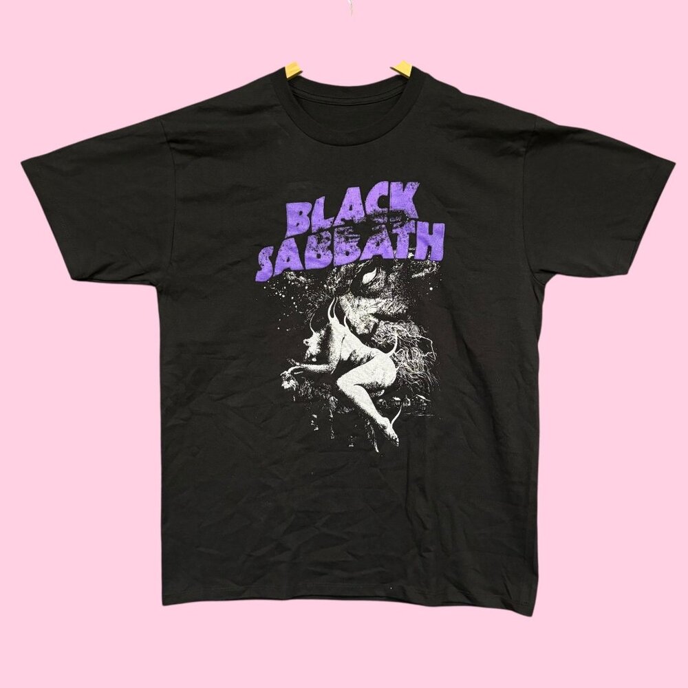 Black Sabbath Heaven and Hell Ozzy Ozbourne Rock Band Tee L